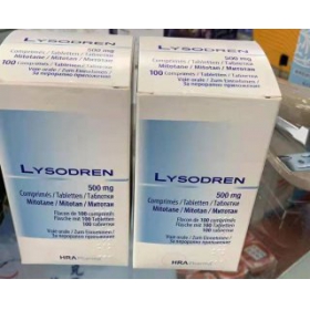 Lysodren 500mg tablets（Mitotane 米托坦片）中文说明书